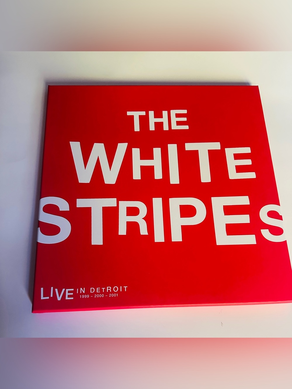 The White Stripes Live 3 LP In Detroit #34 1999-2000-2001 Third Man Records Mint